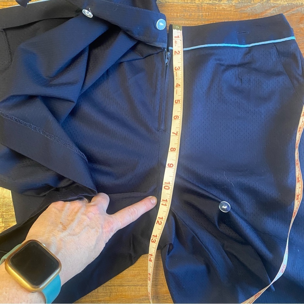 Liz Golf Skort Shorts Navy Blue Size 6- Liz Claiborne LizGolf - Picture 9 of 13